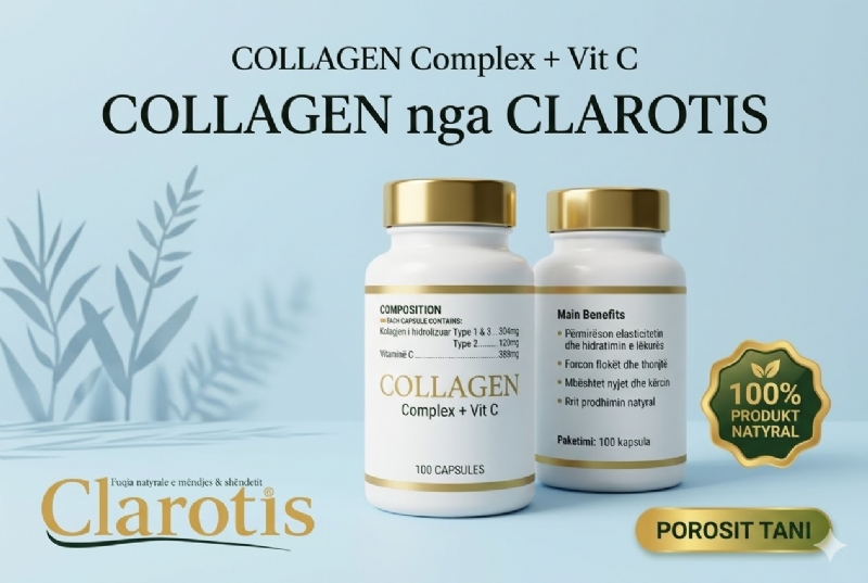 COLLAGEN Complex + Vitamina C nga Clarotis, collagen type 1 3, collagen ...