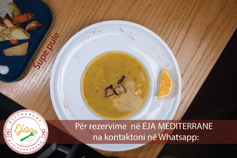 Supe pule nga Restorant EJA MEDITERRANE, rezervim restorant elegant Tira...