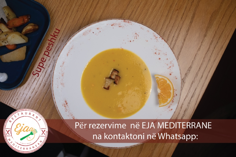 Supe peshku nga Restorant EJA MEDITERRANE, rezervim darke restorant ital...