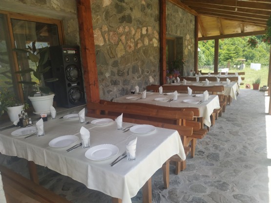 Culinary tourism with traditional dishes, Traditional dishes from Hotel Alpini Lepushe, Restaurant Bujtina, meat on skewers, Mishavina and maza, Blueberry drinks