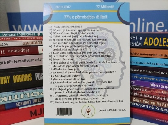 Si Te Zbulosh Talentin Tend, Si Te Investosh Te Vetja Jote, 27 Hapa Baze Si Te Nisesh Nje Biznes Online Libra Muhamet Bizhga, Libra Motivues Ne Shqip, Libra Per Zhvillim Personal, Udhe Rrefyes Praktik