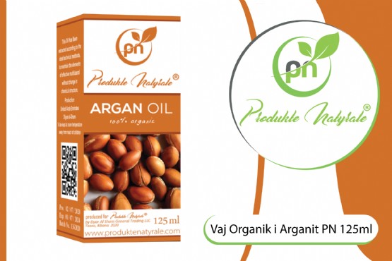 Vaj Organik i Arganit PN 125ml, Oil Argania Spinosa, Vaj Argani Per Floket, Vaji I Arganit Ne Floke, Vaj Argani Per Fytyren,  Vaj Argani Per Kancerin, Vaj Argani Per Plakjen, Vaj Argani Per Rrudhat, Vaj Argani Ne Fytyre, Vaj Argani Per Trupin