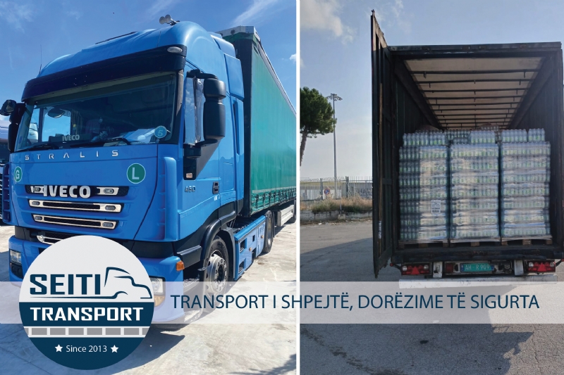 TRANSPORT FTL mallrash me kamion Ngarkesa të plota Itali – Shqipëri, TRA...